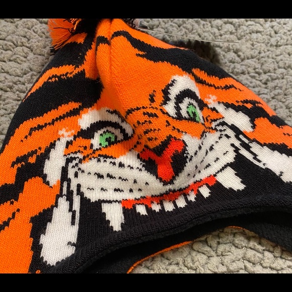 Under Armour Tiger ColdGear Orange Black Hat M 4-6 - Picture 2 of 9